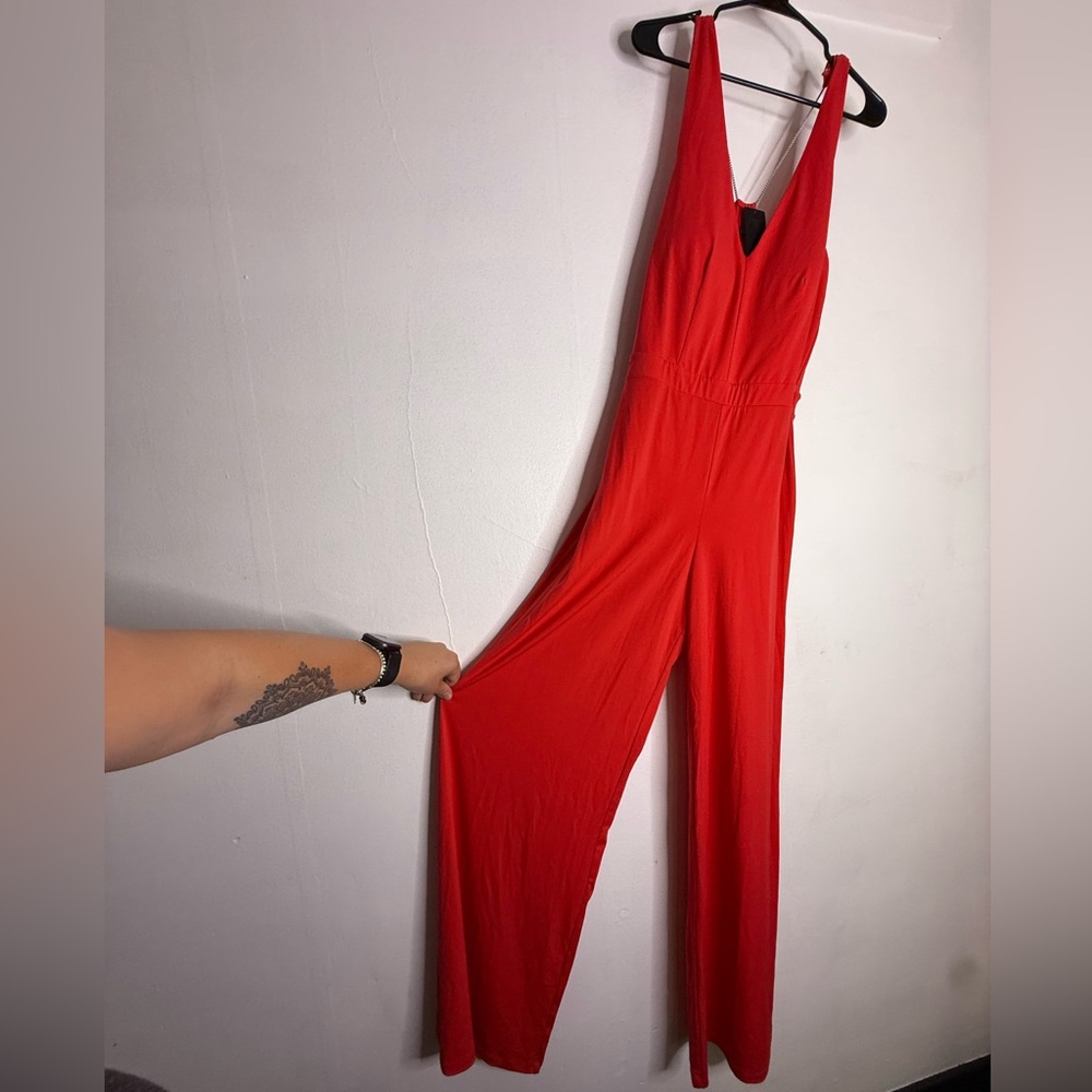 Guess Vibrant Red Jumpsuit NWT